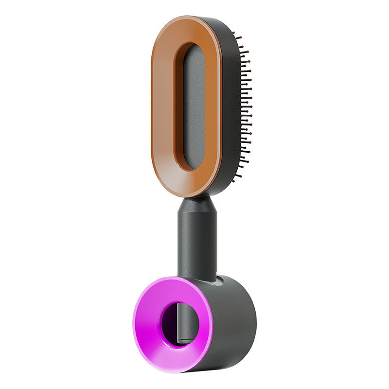 One-key Cleaning Hair Loss Airbag Massage Scalp Comb Anti-Static Hairbrush Self Cleaning Hair Brush For Women