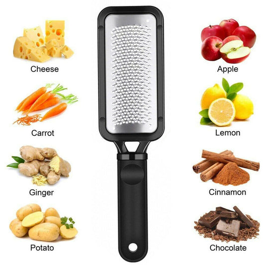 Handheld Zester & Grater: Fine Shredding, Scraper, Lemon Zester, Cheese Grater