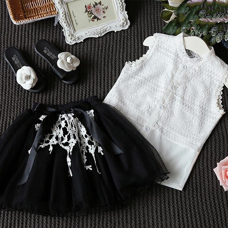 Summer Fun Kids Baby Girls Clothing Sets with T Shirt and Skirt Perfect for Stylish Warm Weather Outfits