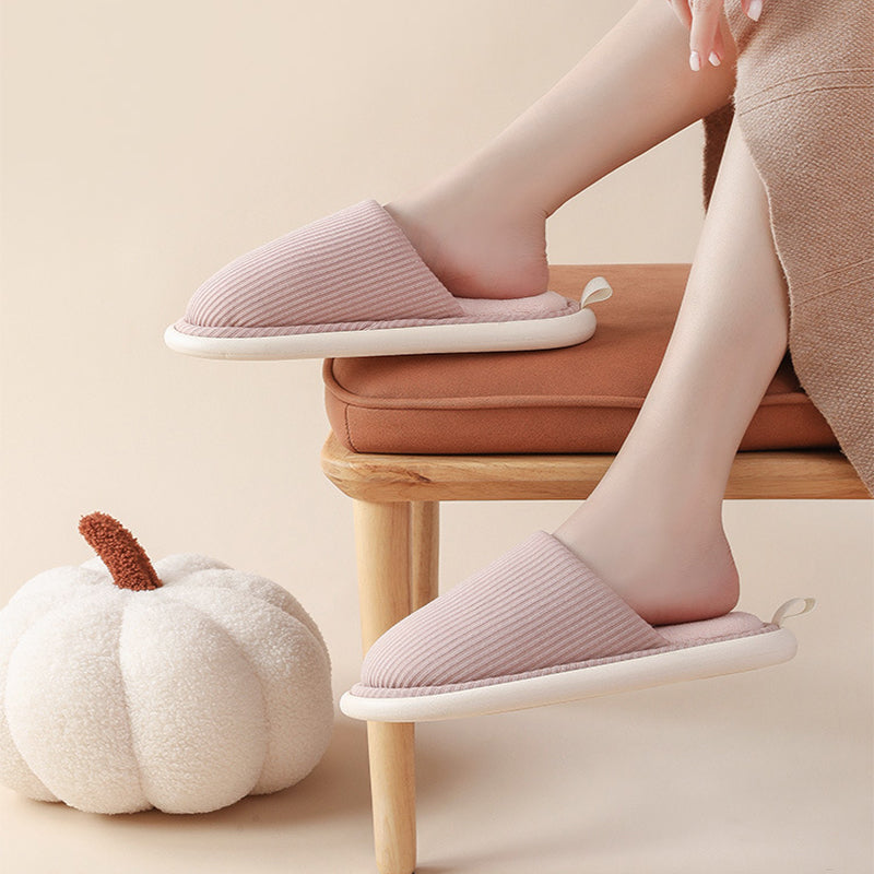 Stay Warm and Slip-Proof with Winter House Slippers Soft Furry Plush, Eva Sole, Ideal for Women's Footwear on Chilly Floors