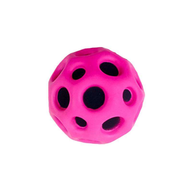 Soft Moon-Shaped Bouncy Ball: Kids Indoor/Outdoor Toy