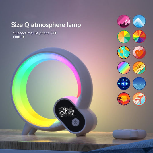 Creative Alarm Clock with Bluetooth Audio and Sunrise Wake-up