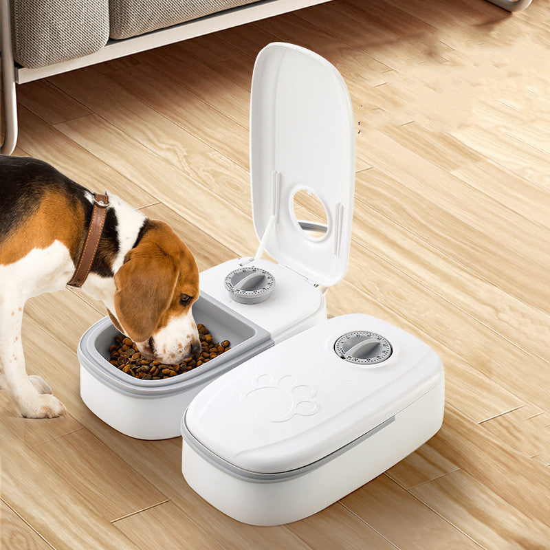 Automatic Pet Feeder Smart Food Dispenser Cats Dogs Timer Stainless Steel Bowl Auto Dog Cat Pet Feeding Pets Supplies