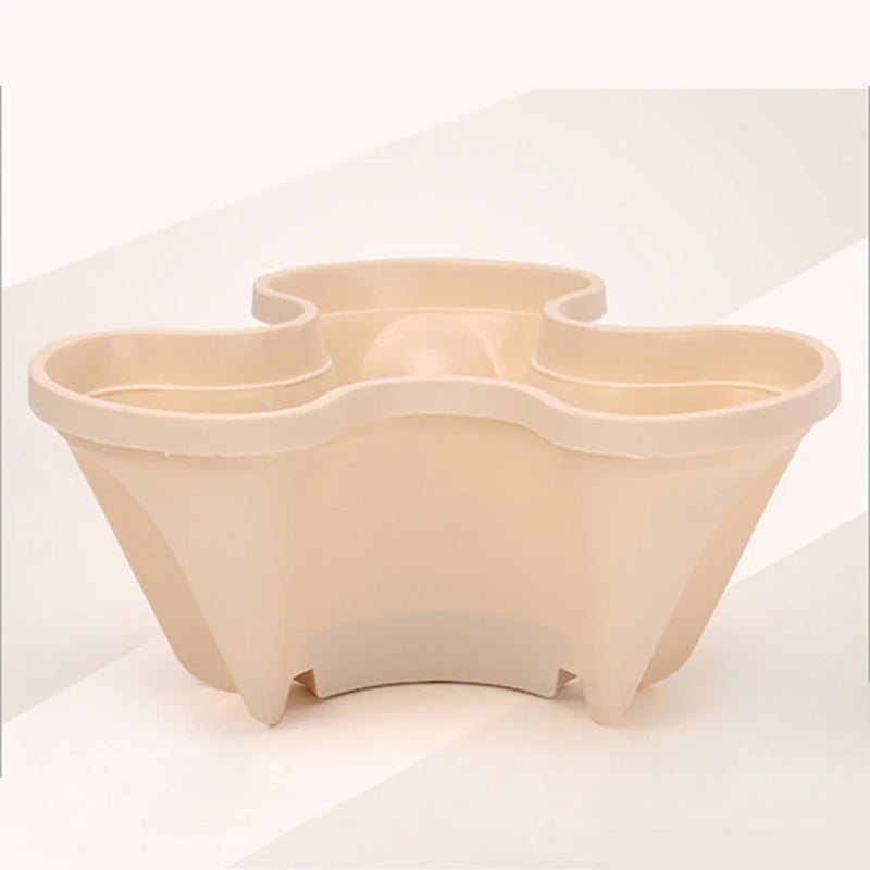 PP Three-Dimensional Flower Pot Strawberry Basin Multi-Layer Superimposed Cultivation Pot Vegetable Melon Fruit Planting Pot