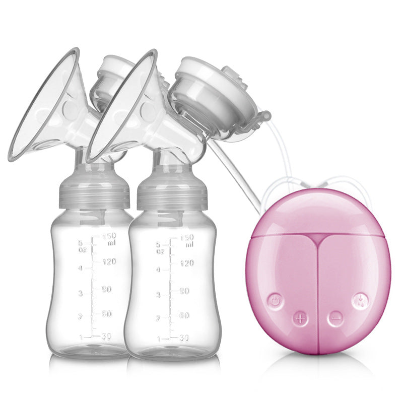 Purple Berry Rabbit Bilateral Electric Breast Pump Silent Milking Automatic Milking Machine Mother And Baby Products Manufacturer FDA CE