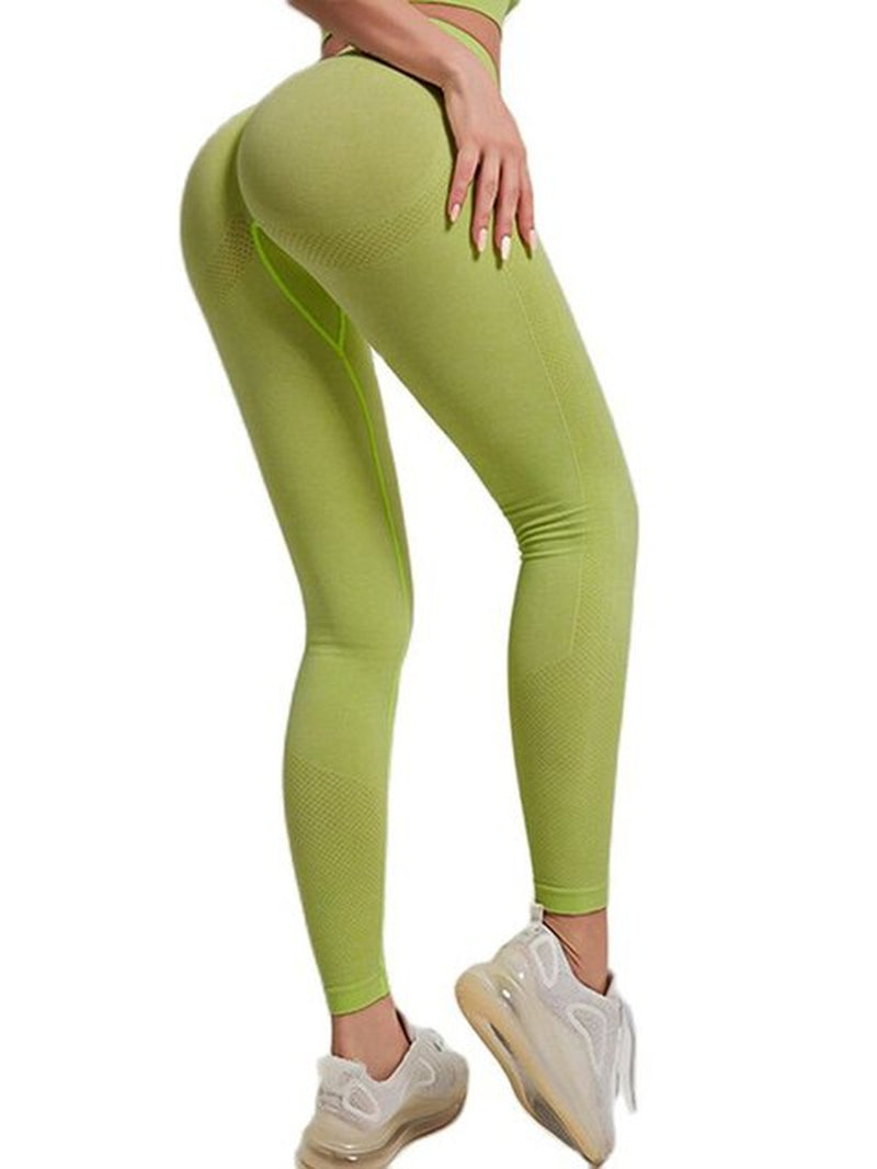 Seamless Women High Waist Leggings Casual Breathable Legging Push up Pant Sport Women Fitness Gym Clothes for Women Long Trouser