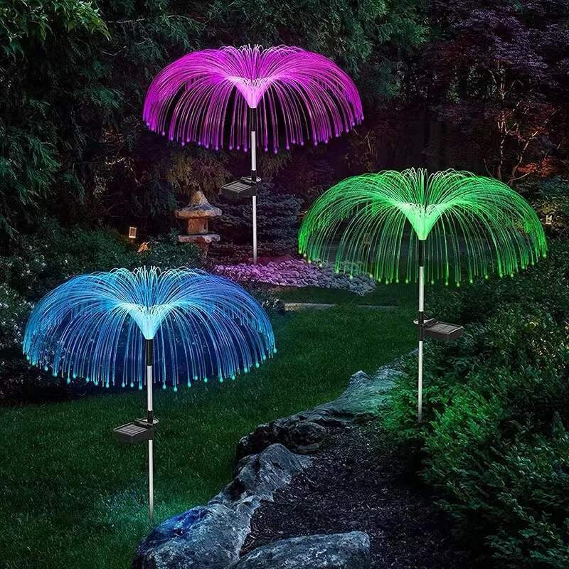 90 LED Solar Lights Outdoor Solar Garden Lights Waterproof Flash Solar String Lights Lawn Firework Lamp Garden Christmas Decor