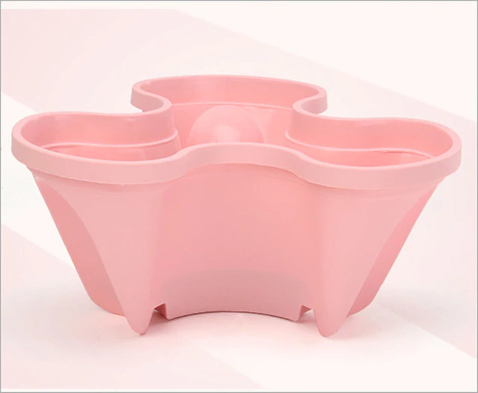 PP Three-Dimensional Flower Pot Strawberry Basin Multi-Layer Superimposed Cultivation Pot Vegetable Melon Fruit Planting Pot