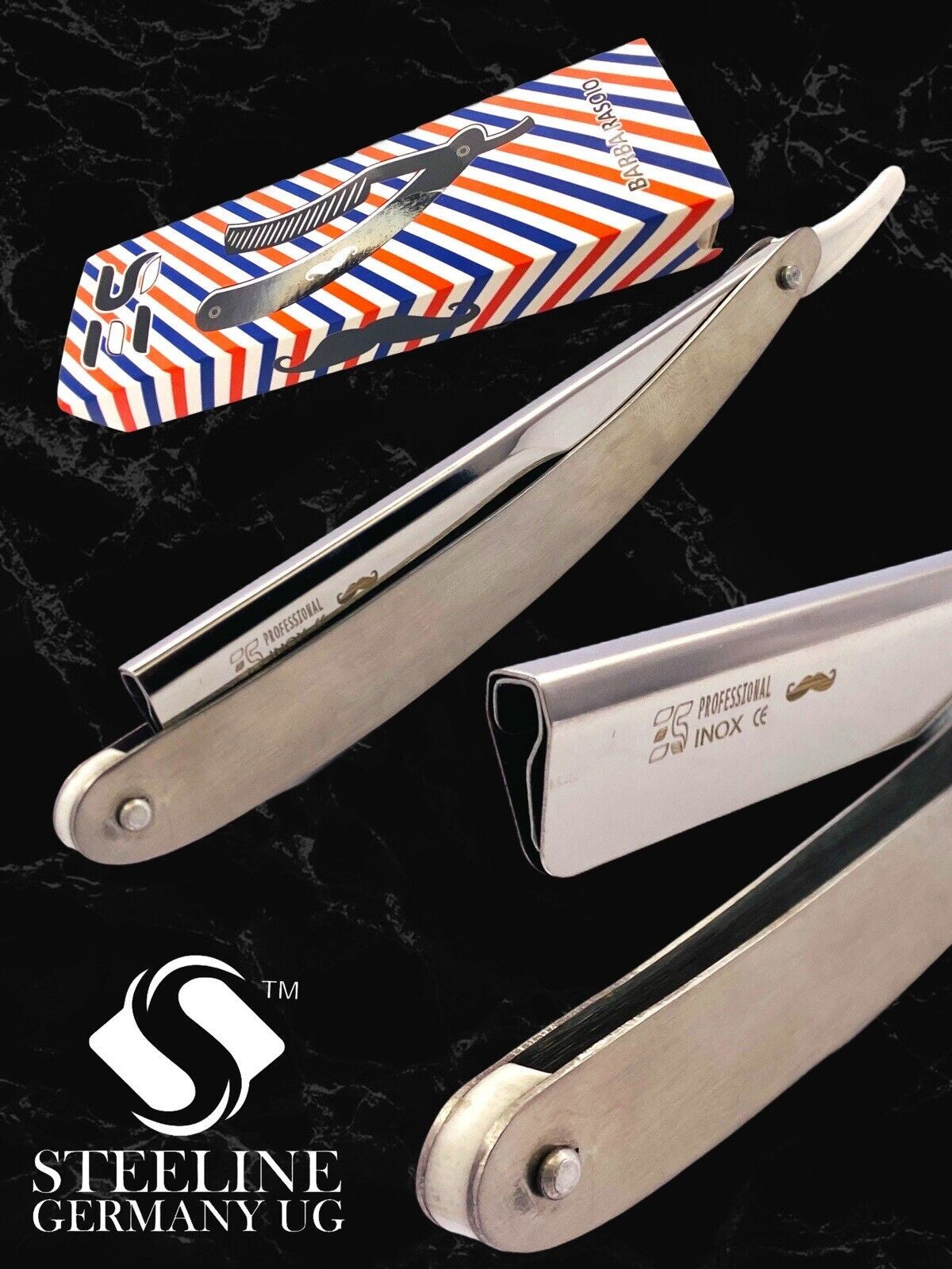 Barber Salon Straight Cut Throat Shaving Razor Razors Beard Shave Razor.