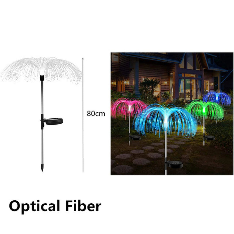 90 LED Solar Lights Outdoor Solar Garden Lights Waterproof Flash Solar String Lights Lawn Firework Lamp Garden Christmas Decor