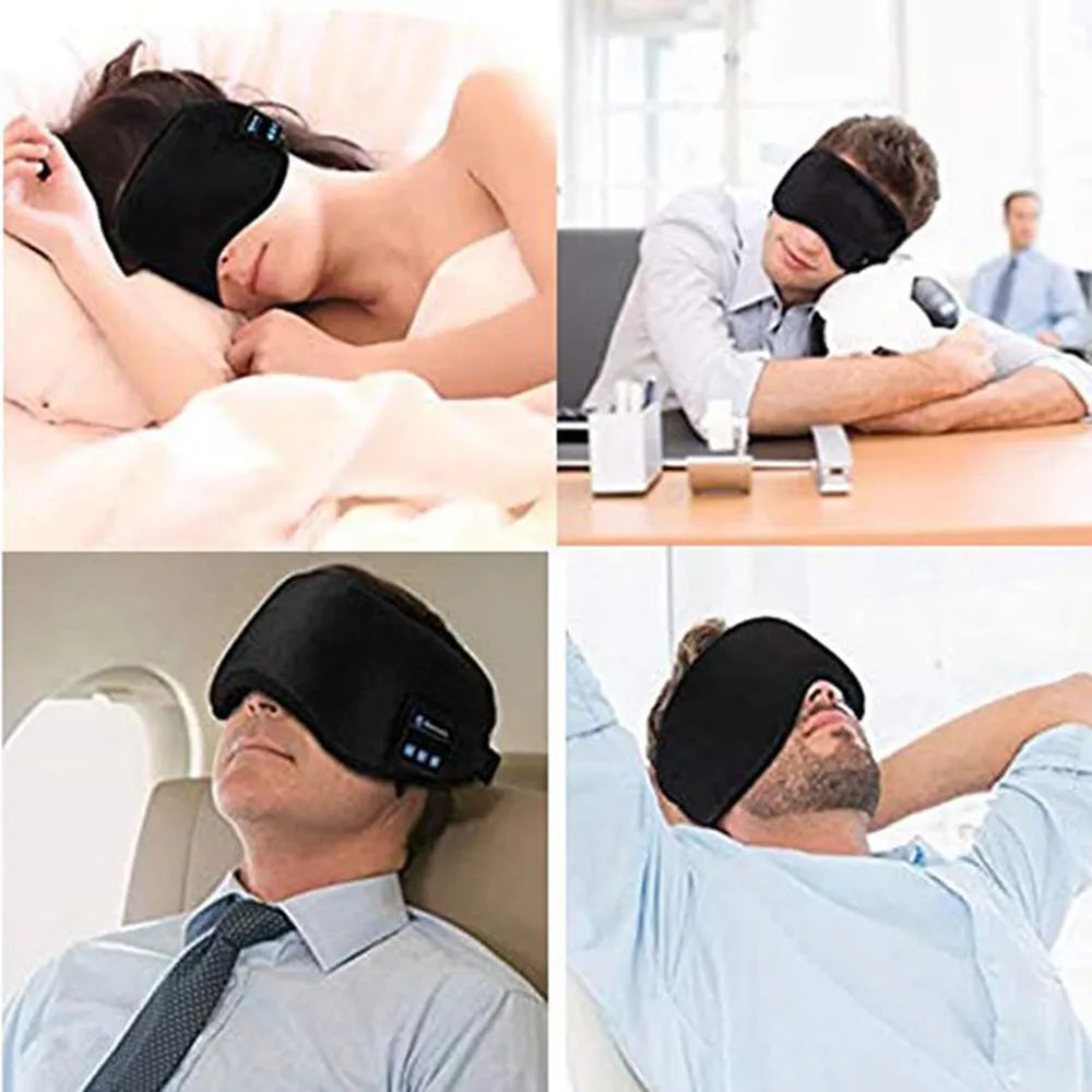 Bluetooth Sleeping Headphones Comfortable Eye Mask with Wireless Music