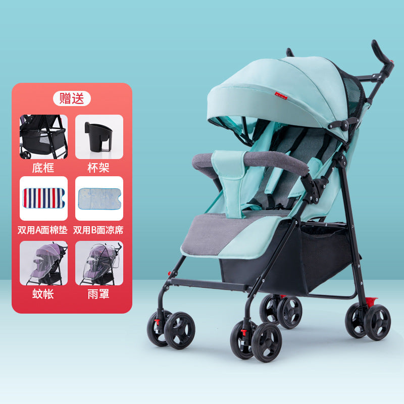 Ultra Light and Portable Baby Stroller Designed to Sit and Lie Simple Yet Functional