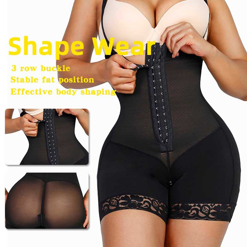 European and American High-Waist Corset Jumpsuit with Detachable Shoulder Straps and Zipper for the Perfect Butt Shaper