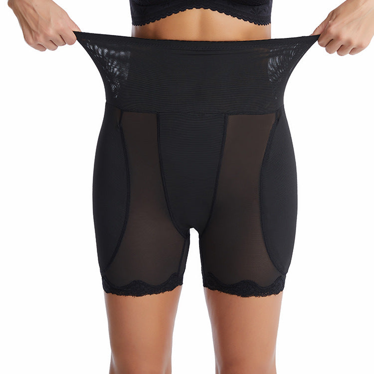 High Waist Body Sculpting Pants Postpartum Corset Body Waist Pants Fake Buttocks Sponge Pad Buttocks Hip-lifting Pants