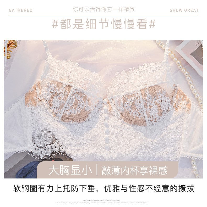 Underwear Bra Set Beautiful Back U-shaped Large Backless.