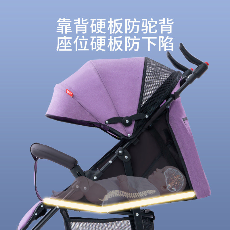 Ultra Light and Portable Baby Stroller Designed to Sit and Lie Simple Yet Functional