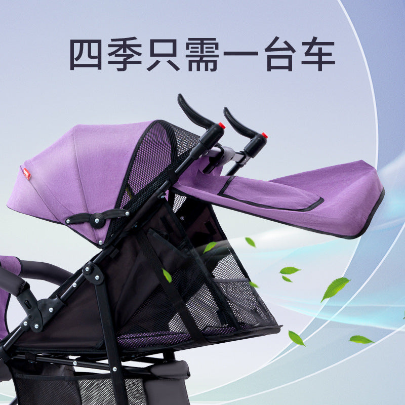 Ultra Light and Portable Baby Stroller Designed to Sit and Lie Simple Yet Functional