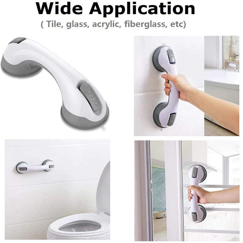 Zhangji Bathroom Safety Helping Handle anti Slip Support Toilet Safe Grab Bar Handle Vacuum Sucker Suction Cup Elderly Handrail