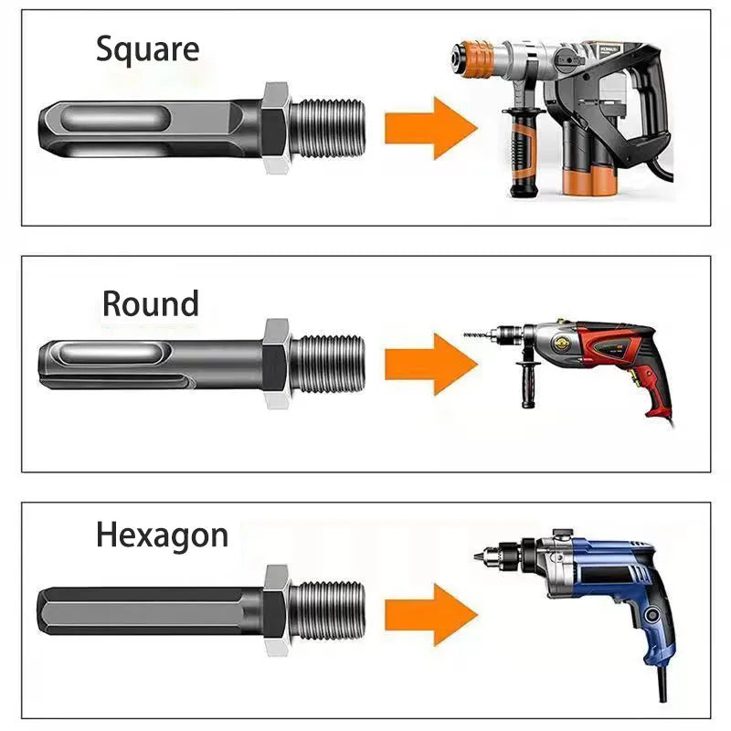 32/38/42/45/50Mm Wood Drill Bit Twist Firewood Splitting Drill Bit Wood Splitter Screw Cones Bit Square round Drill Bit for Wood