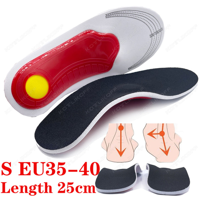 Premium Orthotic High Arch Support Insoles Gel Pad 3D Arch Support Flat Feet for Women Men Orthopedic Work Shoes Sole Foot Pain